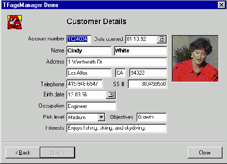 Страница RX Controls
